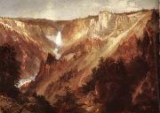 Moran, Thomas Lower falls of the yellowstone Spain oil painting artist